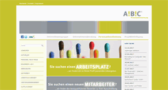 Desktop Screenshot of abcpersonaldienstleistung.de